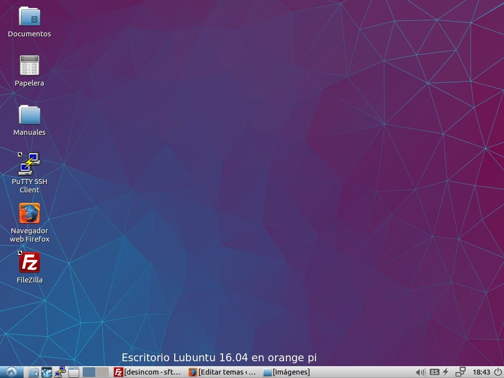 Escritorio lubuntu 16.04